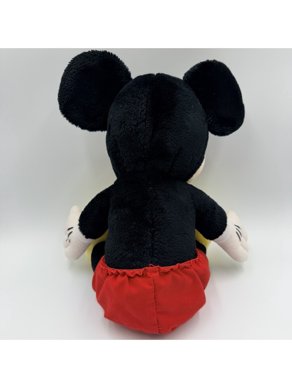 Vintage Disney Parks Mickey Mouse Plush Stuffed Animal Plastic Eyes Shorts 12" - Picture 5 of 7
